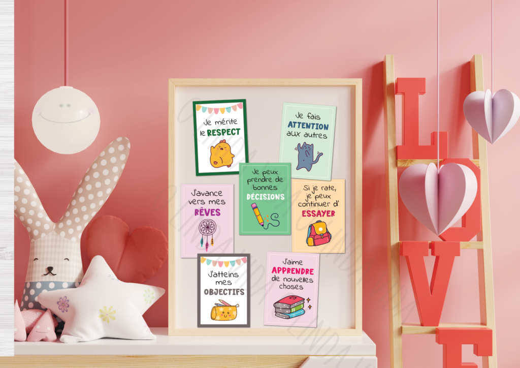 Affirmations positives enfants - confiance en soi estime de soi développement personnel